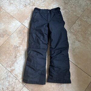 Columbia Omni-tech Kids Black Snow Ski Pants Size M 10-12